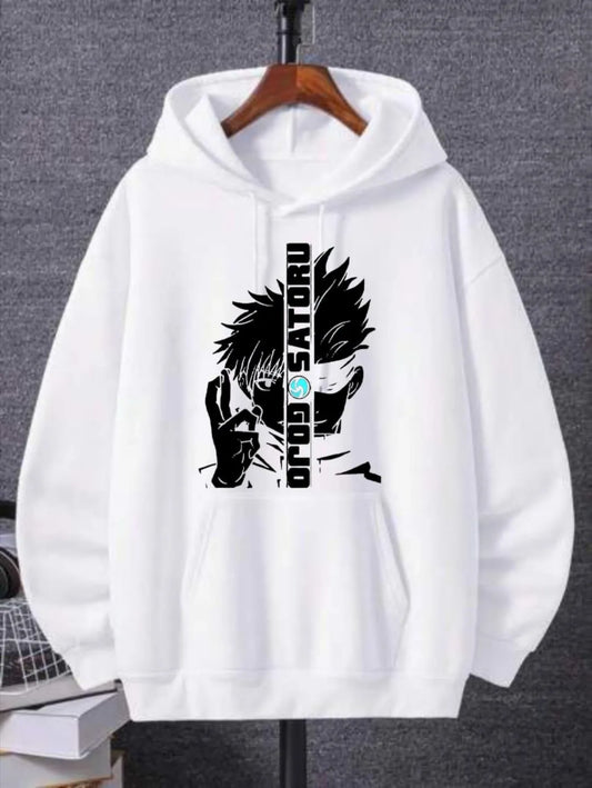 Gojo Satoru Hoodie | Gojo Sensei Pullover | Jujutsu Kaisen Gojo Hoodie