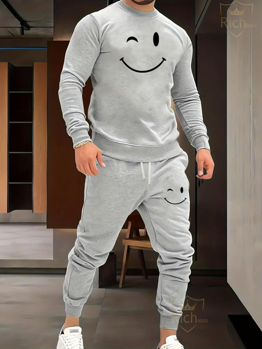 Smiley Tracksuit | Wink & Chill Tracksuit | Smiley Vibe Set