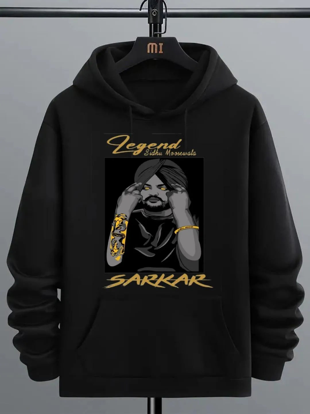 Sidhu Moose Wala "Sarkar" Hoodie | Legend Never Die - Sidhu Moose Wala Hoodie | Moose Wala Legacy Hoodie