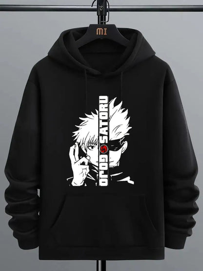 Gojo Satoru Hoodie | Gojo Sensei Pullover | Jujutsu Kaisen Gojo Hoodie