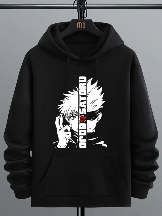 Gojo Satoru Hoodie | Gojo Sensei Pullover | Jujutsu Kaisen Gojo Hoodie