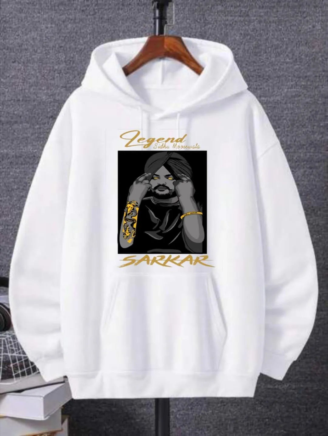 Sidhu Moose Wala "Sarkar" Hoodie | Legend Never Die - Sidhu Moose Wala Hoodie | Moose Wala Legacy Hoodie