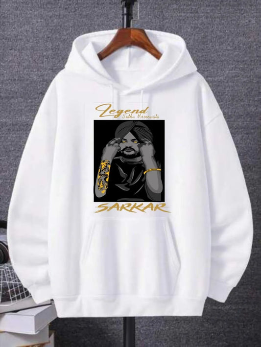 Sidhu Moose Wala "Sarkar" Hoodie | Legend Never Die - Sidhu Moose Wala Hoodie | Moose Wala Legacy Hoodie