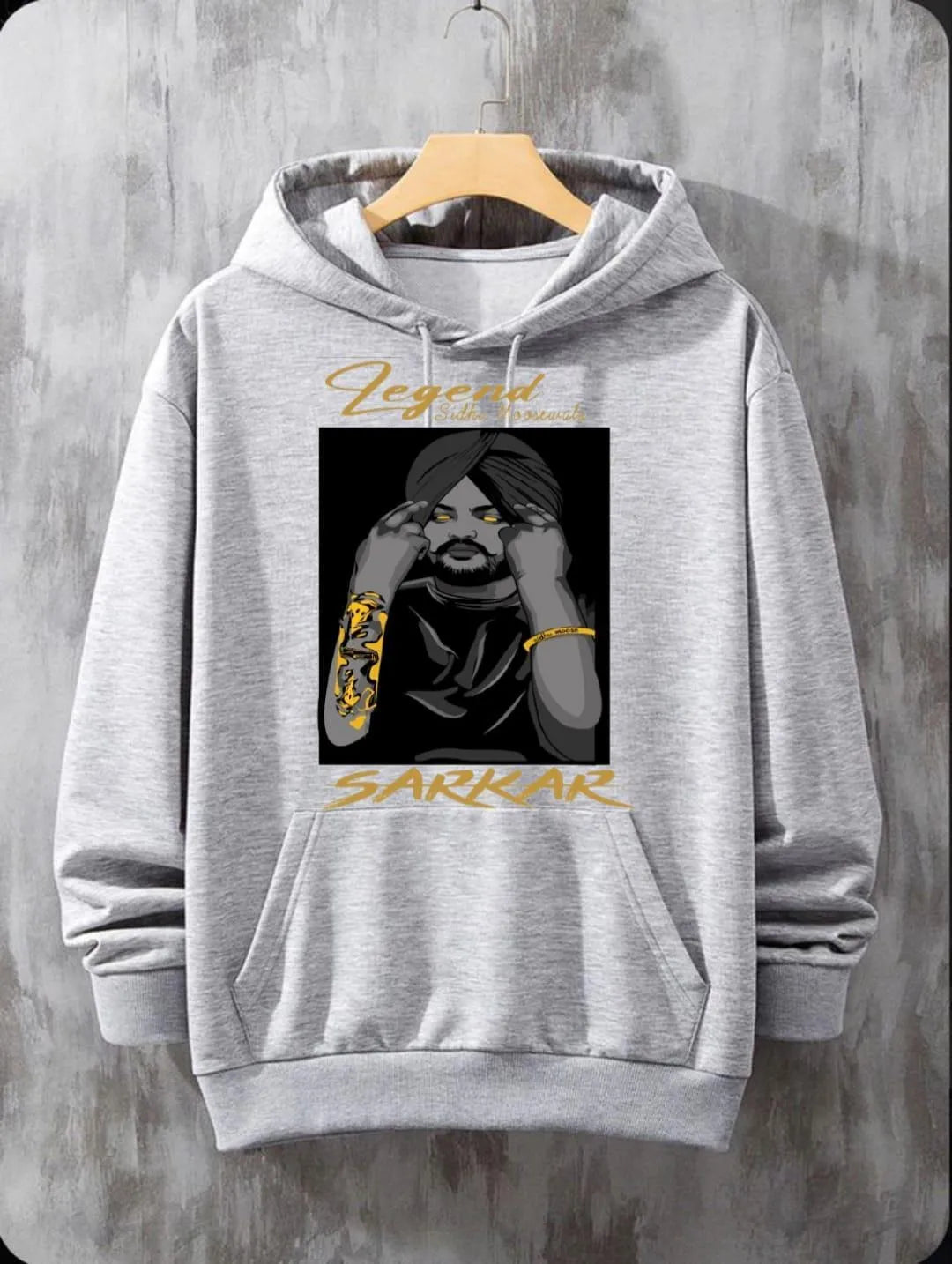 Sidhu Moose Wala "Sarkar" Hoodie | Legend Never Die - Sidhu Moose Wala Hoodie | Moose Wala Legacy Hoodie