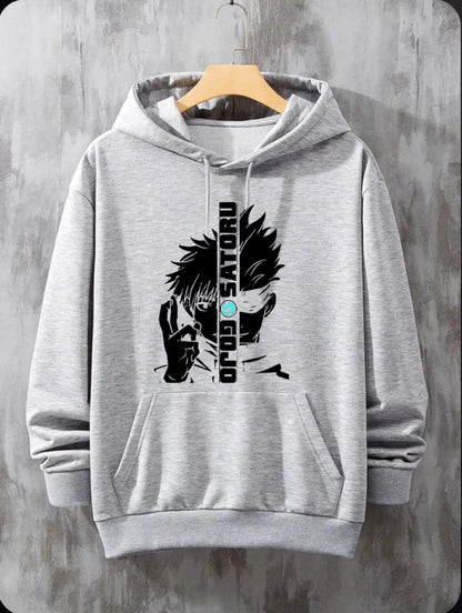 Gojo Satoru Hoodie | Gojo Sensei Pullover | Jujutsu Kaisen Gojo Hoodie