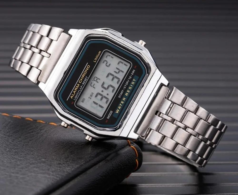 Classic '80s Digital Watch | Stainless Steel Digital Watch | The Classic Digital Watch